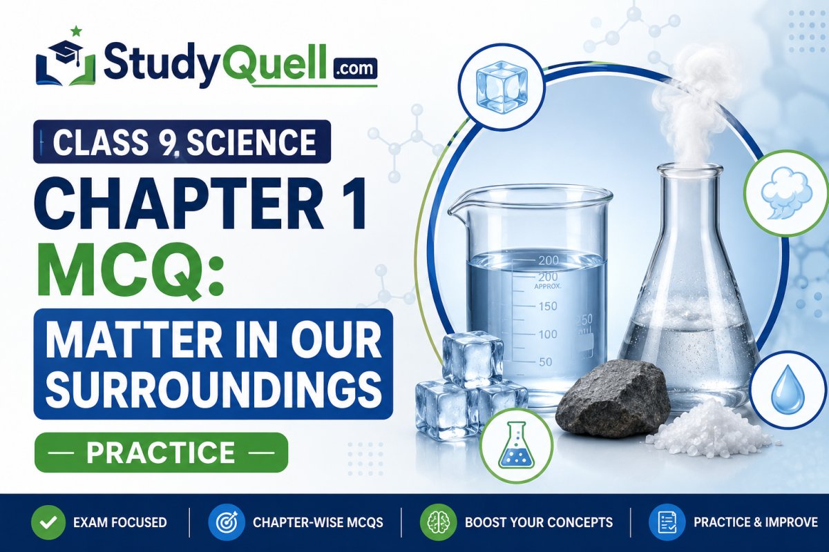Class 9 Science Chapter 1 MCQ: Matter in Our Surroundings Practice