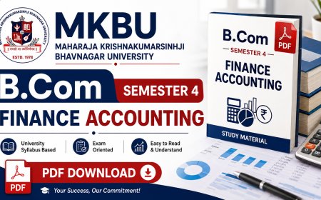 MKBU B.Com Sem 4 Finance Accounting PDF Download