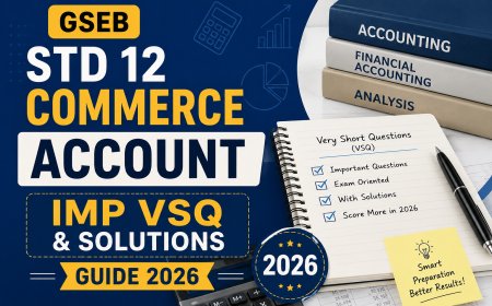 Std 12 Commerce Account IMP VSQ & Solutions Guide 2026