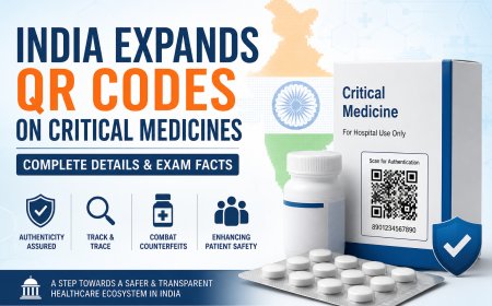 India Expands QR Codes on Critical Medicines: Complete Details & Exam Facts