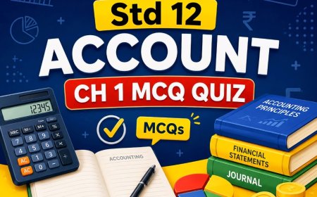 GSEB Std 12 Account Ch 1 MCQ Quiz