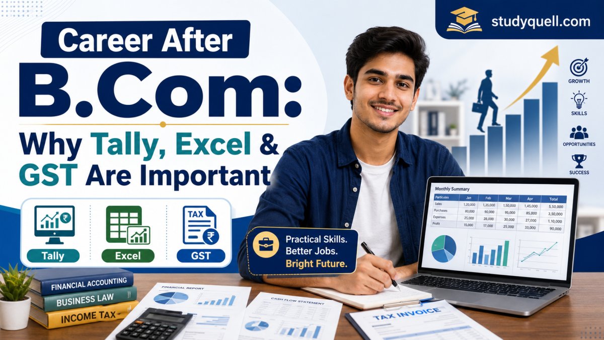 Career After B.Com: Why Tally, Excel & GST Are Important