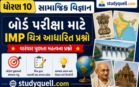 ધોરણ 10 સામાજિક વિજ્ઞાન: બોર્ડ પરીક્ષા માટે IMP ચિત્ર આધારિત પ્રશ્નો