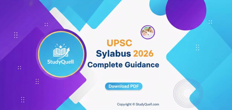 UPSC Syllabus 2026 Complete Guide