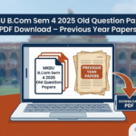 MKBU B.Com Sem 4 2025 Old Question Papers PDF Download