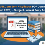 MKBU B.Com Sem 4 Syllabus PDF Download