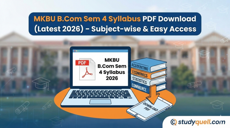 MKBU B.Com Sem 4 Syllabus PDF Download