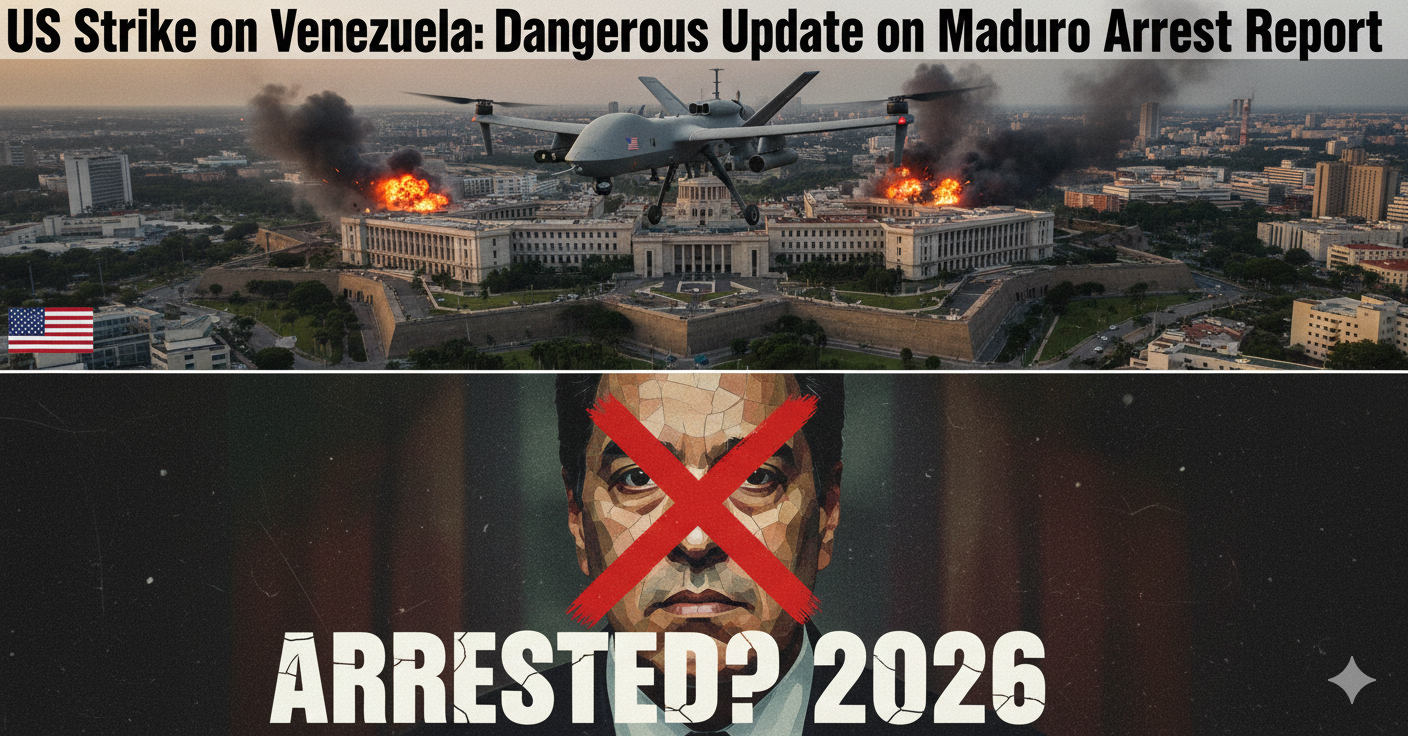 US Strike on Venezuela: Dangerous 2026 Update on Maduro Arrest Report