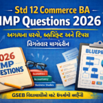 Std 12 Commerce BA IMP Questions 2026